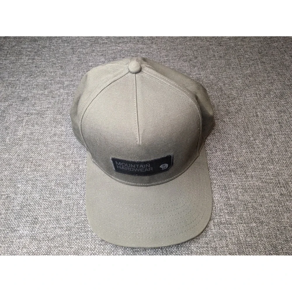 Mountain Hardwear Gray Snapback Hat Outdoor Logo Hiking‎ Cap Men's One Size